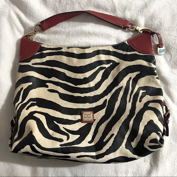Dooney Bourke Bags Dooney Bourke Zebra Print Hobo Poshmark